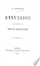 L'invasion de 1870-71 dans la Haute-Marne