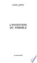L'invention du possible