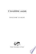 L'invisibilité sociale