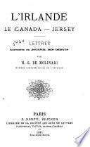 L'Irlande, le Canada, Jersey
