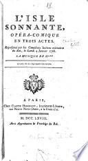 L'isle sonnante