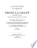 L'istoire de la destruction de Troye la grant