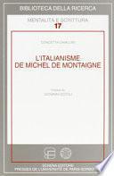 L'italianisme de Michel de Montaigne
