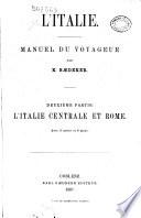 L'Italie centrale et Rome: manuel du voyageur