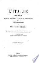 L'Italie Confédérée, histoire politique, militaire et pittoresque de la campagne de 1859 ... Illustrée de portraits, etc
