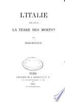 L'Italie est-elle la terre des morts ?