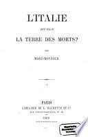 L'Italie est-elle la terre des morts?