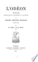 L'Odéon: 1818-1853