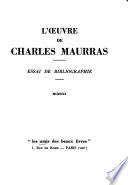 L'Oeuvre de Charles Maurras