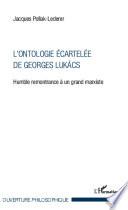 L'ontologie écartelée de Georges Lukács
