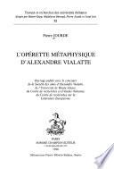L'opérette métaphysique d'Alexandre Vialatte