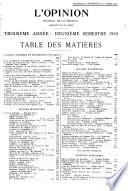L'Opinion