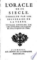 L' oracle de ce Siecle