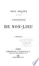 L'Ordonnance de non-lieu. [With “Faute d'allumettes.”]