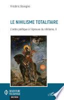L'ordre politique à l'épreuve du nihilisme