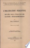 L'organisation perceptive