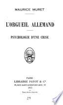 L'orgueil allemand