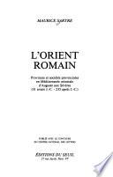 L'Orient romain