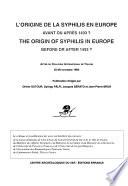L'origine de la syphilis en Europe