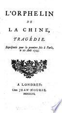 L'orphelin de la Chine,