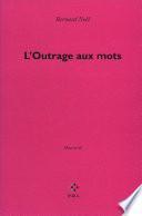 L'Outrage aux mots