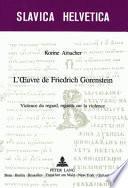 L'œuvre de Friedrich Gorenstein