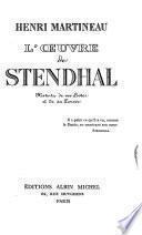 L'œuvre de Stendhal