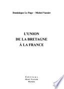 L'union de la Bretagne à la France