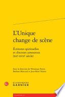 L'unique change de scène