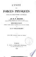 L'unité des forces physiques