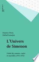 L'Univers de Simenon