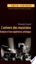 L'univers des musiciens