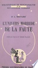 L'univers morbide de la faute