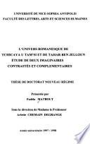 L'univers romanesque de Tchicaya u Tam'si et de Tahar Ben Jelloun