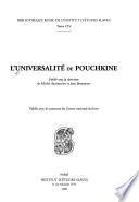 L'universalité de Pouchkine