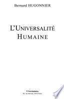 L'universalité humaine