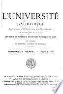 L'Université catholique ...
