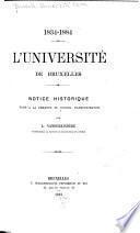 L'Université de Bruxelles