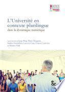 L'Université en contexte plurilingue dans la dynamique numérique