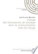 L'Usage des instruments de musique dans la communication chez les Kongo