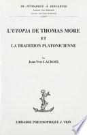L'Utopia de Thomas More et la tradition platonicienne