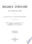 La Belgique judiciaire
