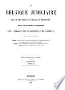 La Belgique judiciaire