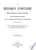 La Belgique judiciaire
