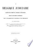La Belgique judiciaire