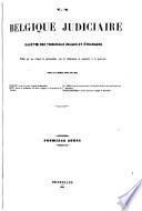 La Belgique judiciaire