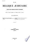 La Belgique judiciaire