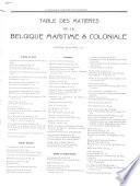 La Belgique maritime et coloniale