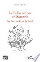 La Bible est née en Samarie