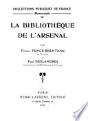La bibliothèque de l'Arsenal